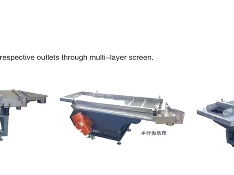 Linear Vibrating Screen — detail view